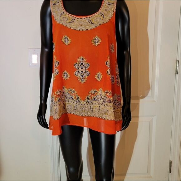 BRAND NEW COLOR OF INDIA SLEEVELESS ROUNDNECK LINE WOMEN"S TOP - Picture 14 of 16